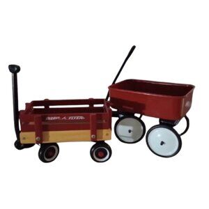 Two Little Red Wagons